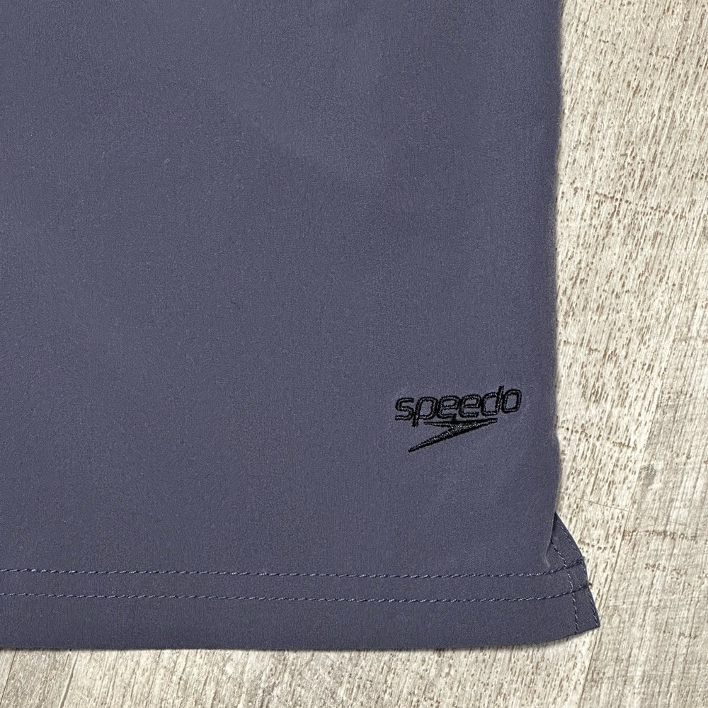 Men's Speedo Medium 32 - 34 Swim Shorts Trunks Board Hybrid Gray Black NWOT - Picture 5 of 9